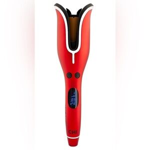 EUC Chi Curl and Spin hair curling tool in Red